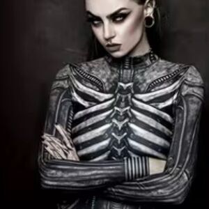 Skeleton Print Jumpsuit BRAND NEW